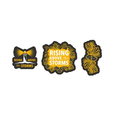 Rising Above the Storms Sticker Sheet