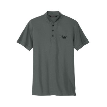  Core Stretch Pique Henley - Anchor Grey (Men's)