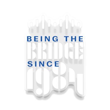 Being The Bridge Since 1984 Sticker