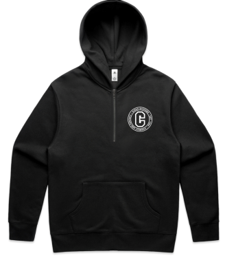 Core Cisco Active Half Zip Hoodie (Unisex) - Black